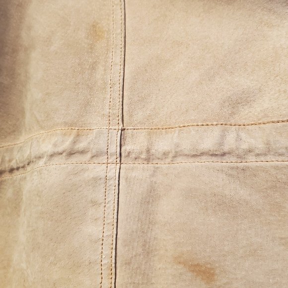 Gallery Lined Leather Coat with Hood - Picture 7 of 13